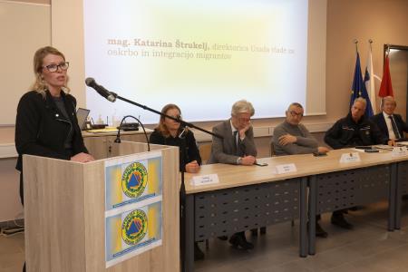 RAZŠIRJENA SEJA ŠTABA CIVILNE ZAŠČITE ZA NOTRANJSKO 22 FOTO LJUBO VUKELIČ